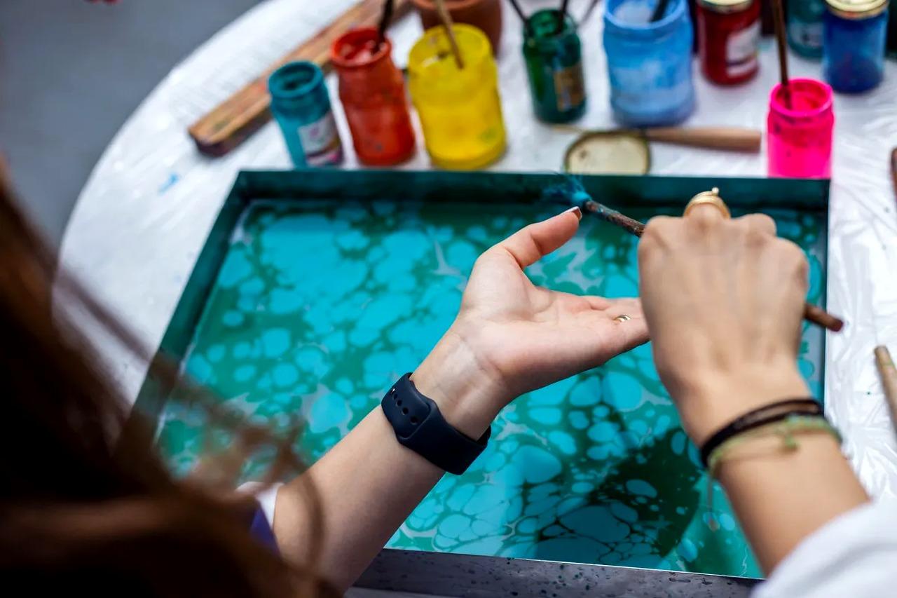 Baku: Traditional Ebru Art & Painting on Water 3