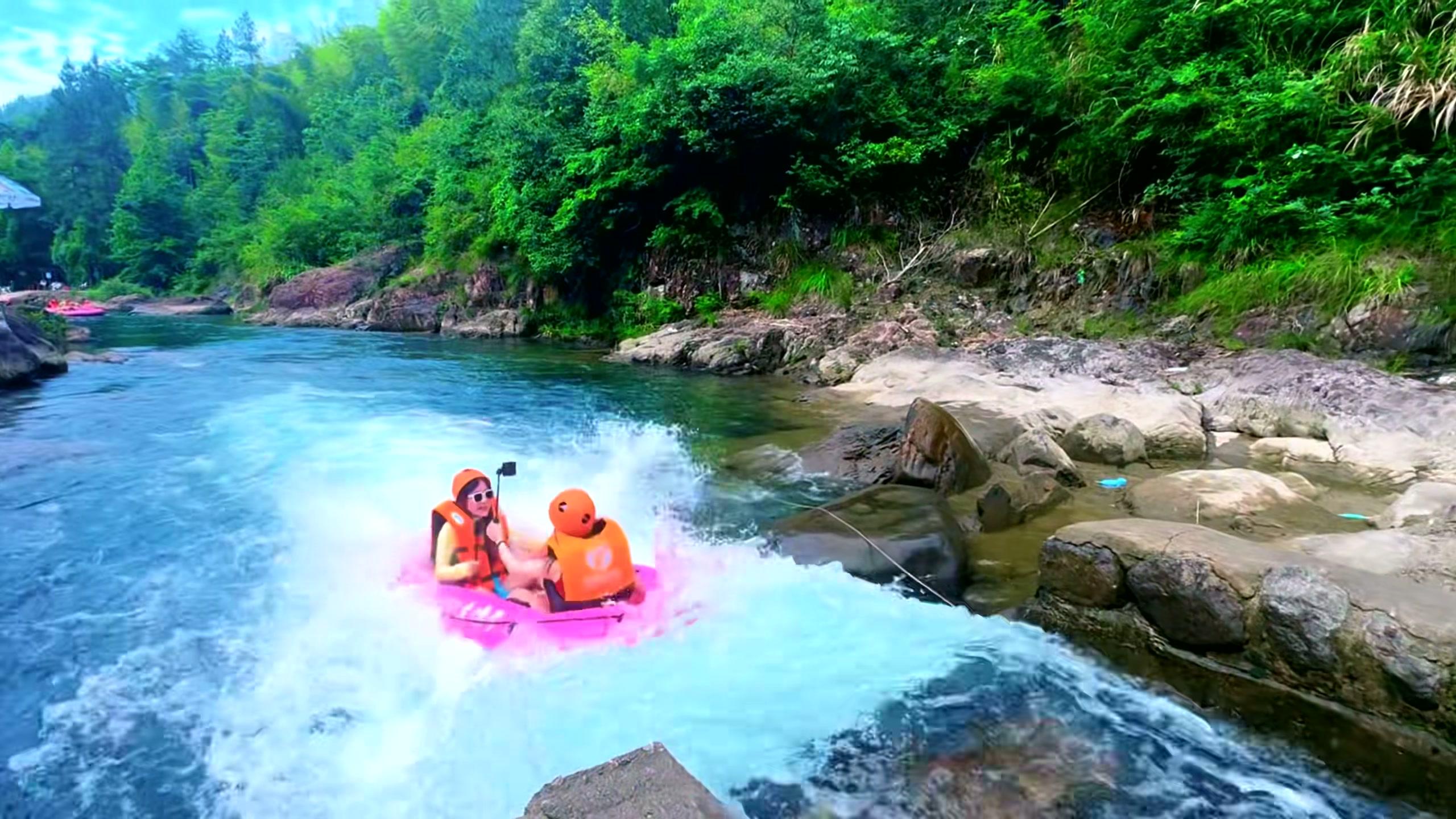 Wuxi: Anji Stream Splashing & River Rafting Private Day Trip 2