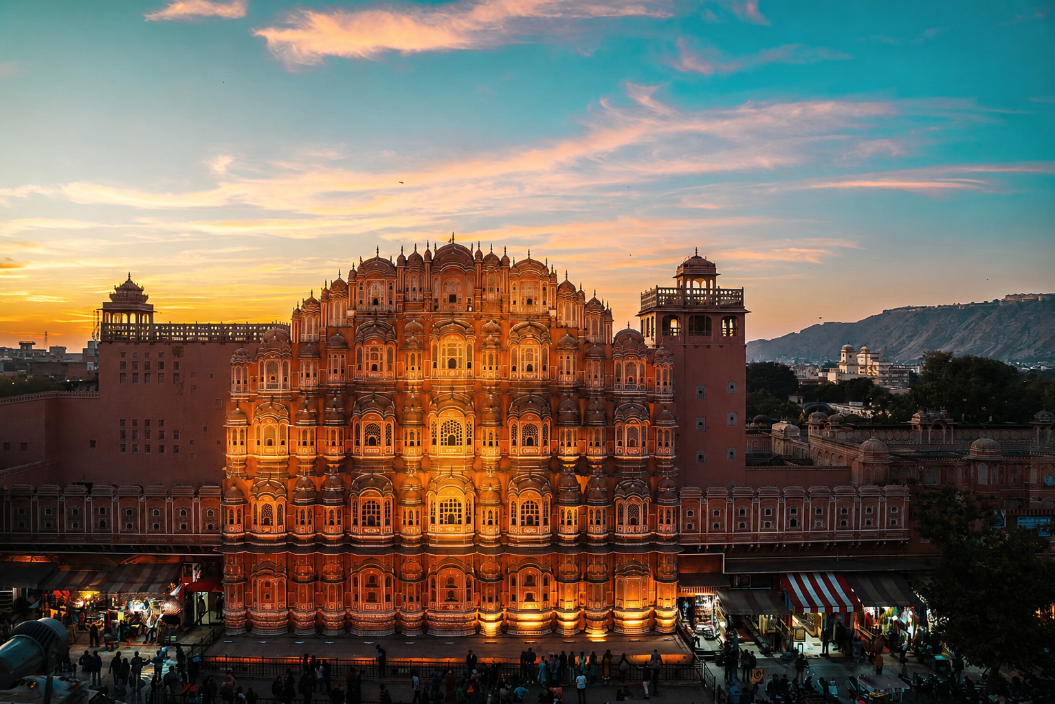 Jaipur: Evening Guided City Tour By Open Jeep