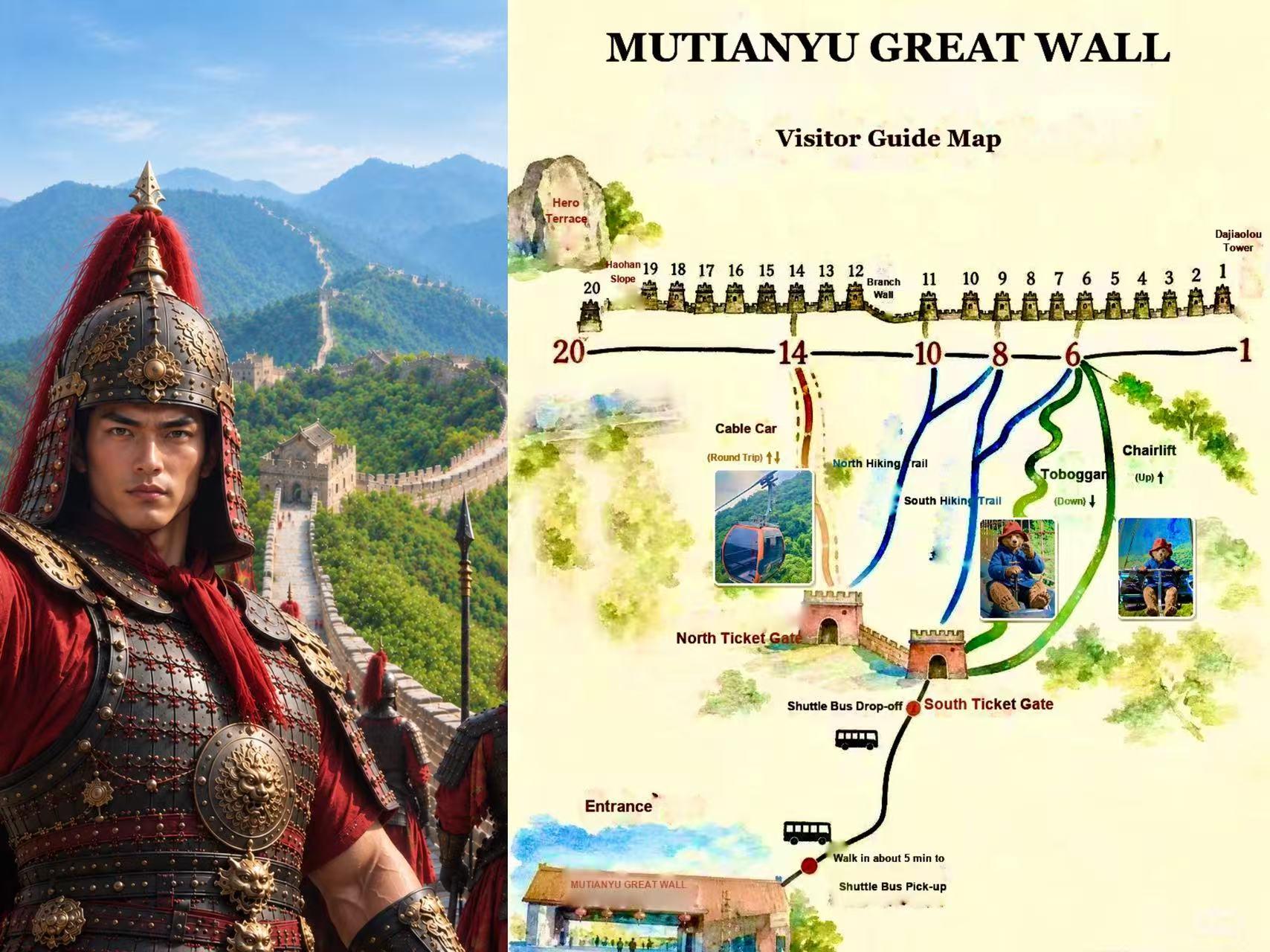 Mutianyu Great Wall and Beijing Orchard Experience 3