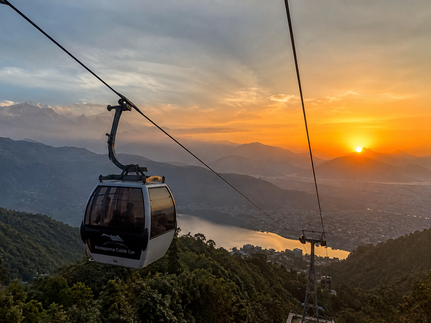 Pokhara: Sarangkot Sunset by Cable Car with Hotel Pickup