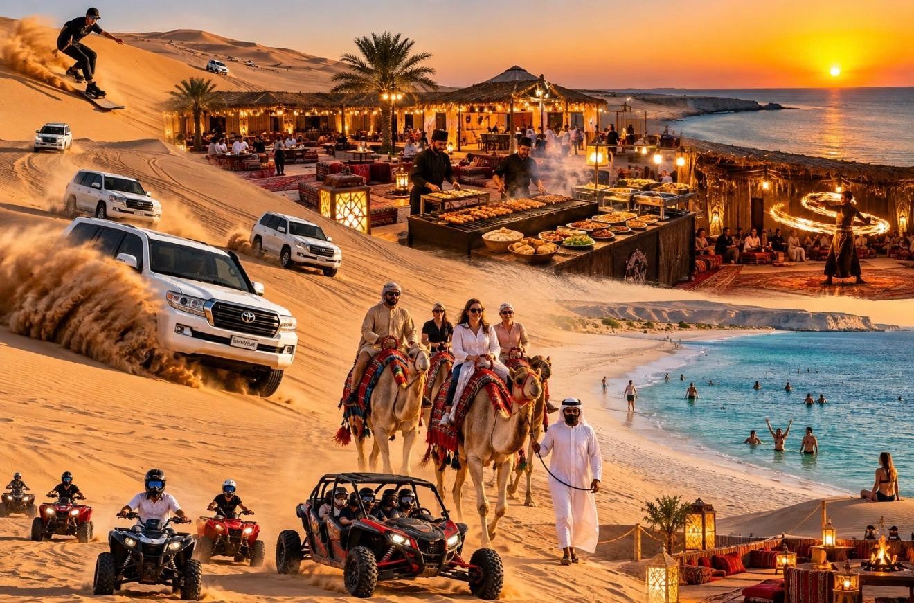 Qatar: Desert Safari with BBQ Dinner & Quad Biking Options