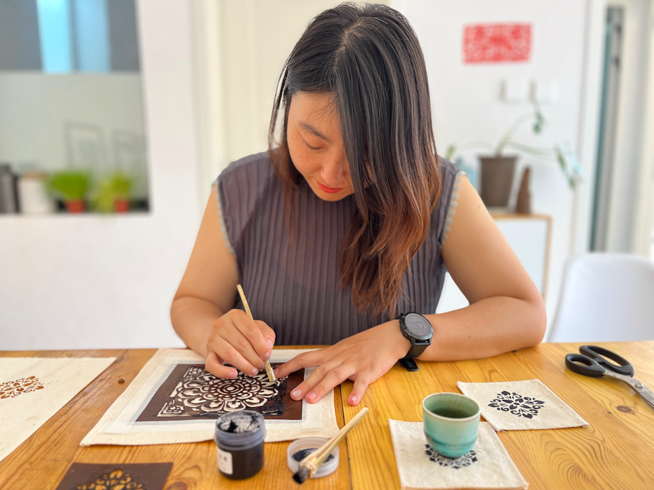 Beijing: Artistic Villages Tour with Fabric Dyeing Class 2