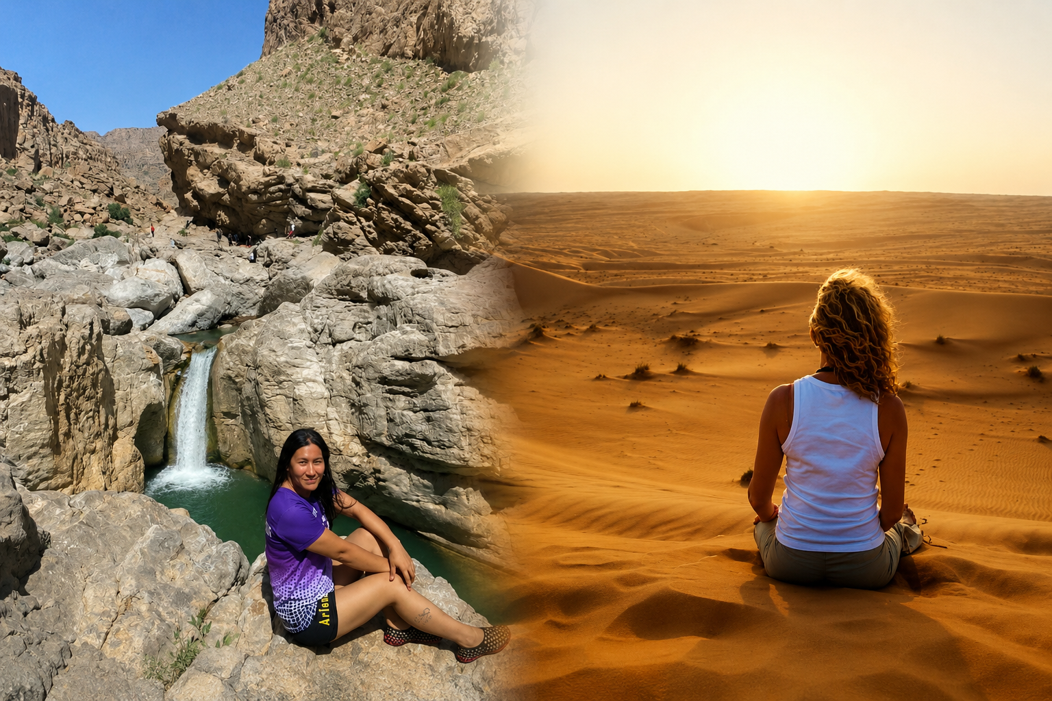 Muscat: Private Wadi Hawr and Wahiba Sands Desert Day Trip