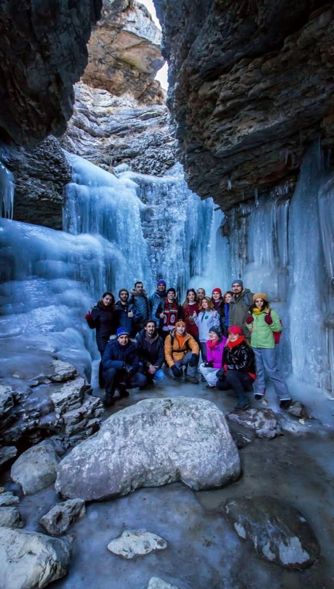 From Baku: Full-Day Frozen Waterfall Hiking Tour 2