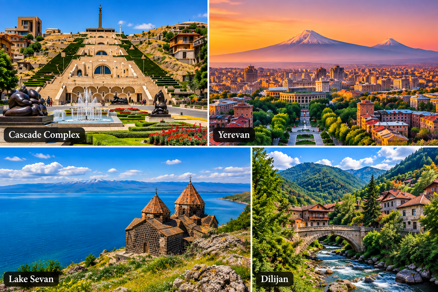 From Tbilisi Armenia Day Tour: Lake Sevan, Dilijan & Yerevan