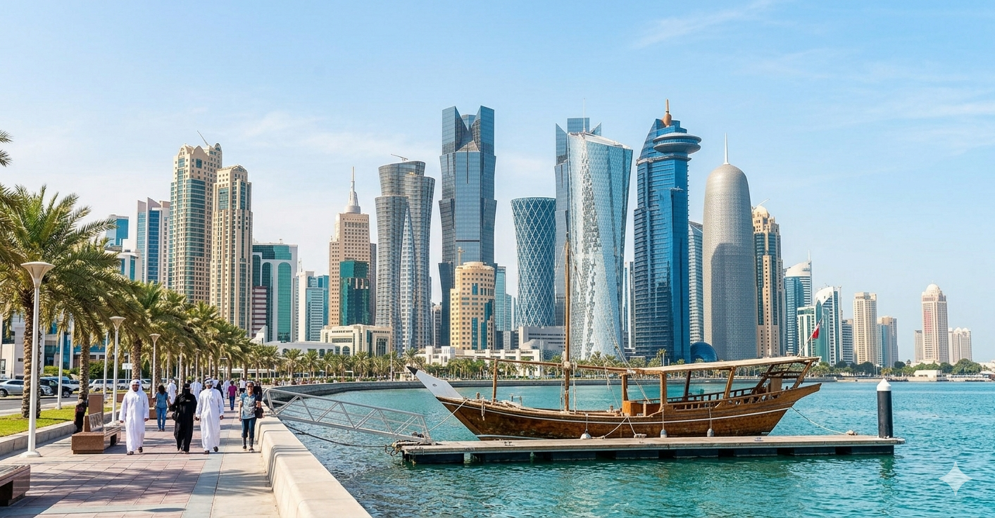 Doha: World Cup Stadium, Souq Waqif & Villaggio Gondola Ride 3
