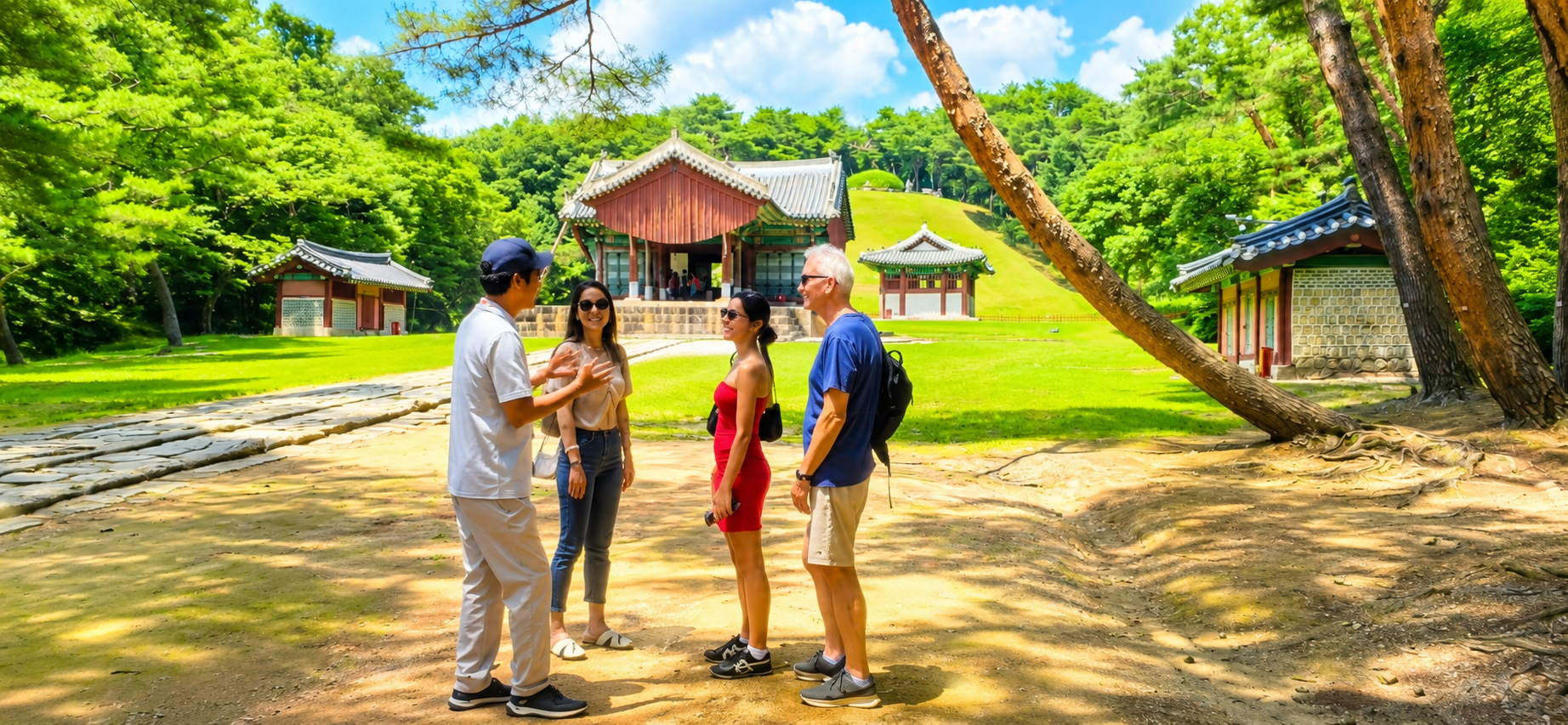 Private Hotel Pick up Dumulmeori UNESCO Tombs SeongSu Street 2