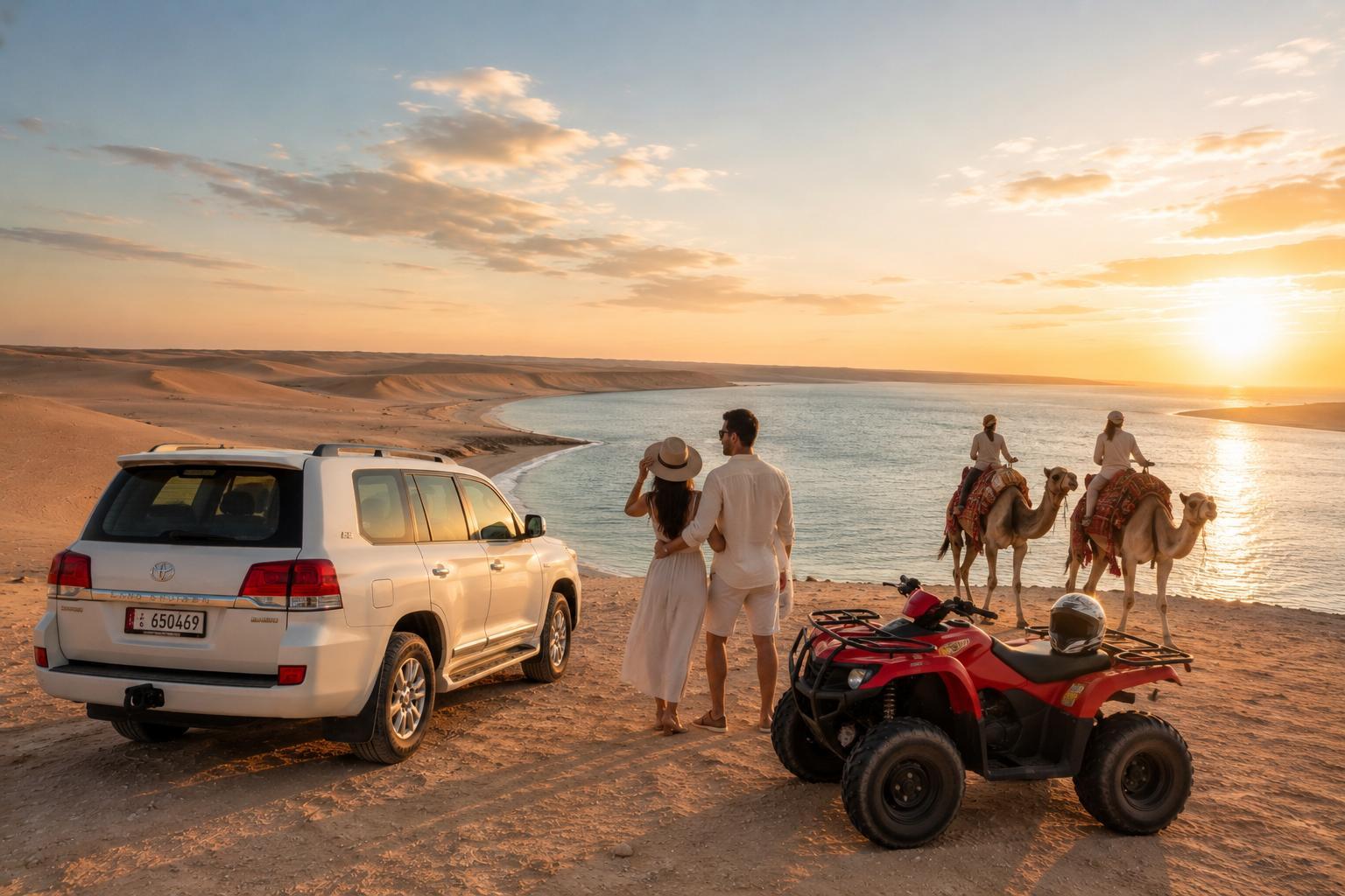 Qatar Desert Safari: Dune Bashing, Sandboarding & Inland Sea 3