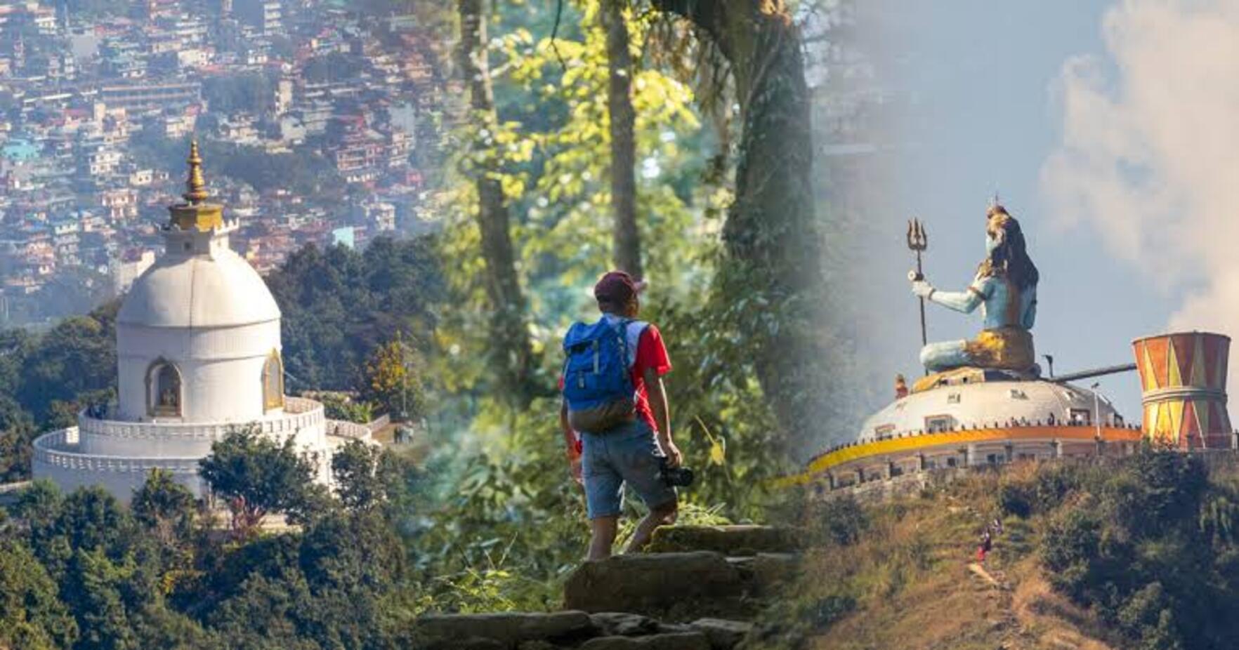 Pokhara: World Peace Pagoda & Pumdikot Day Hike with Guide