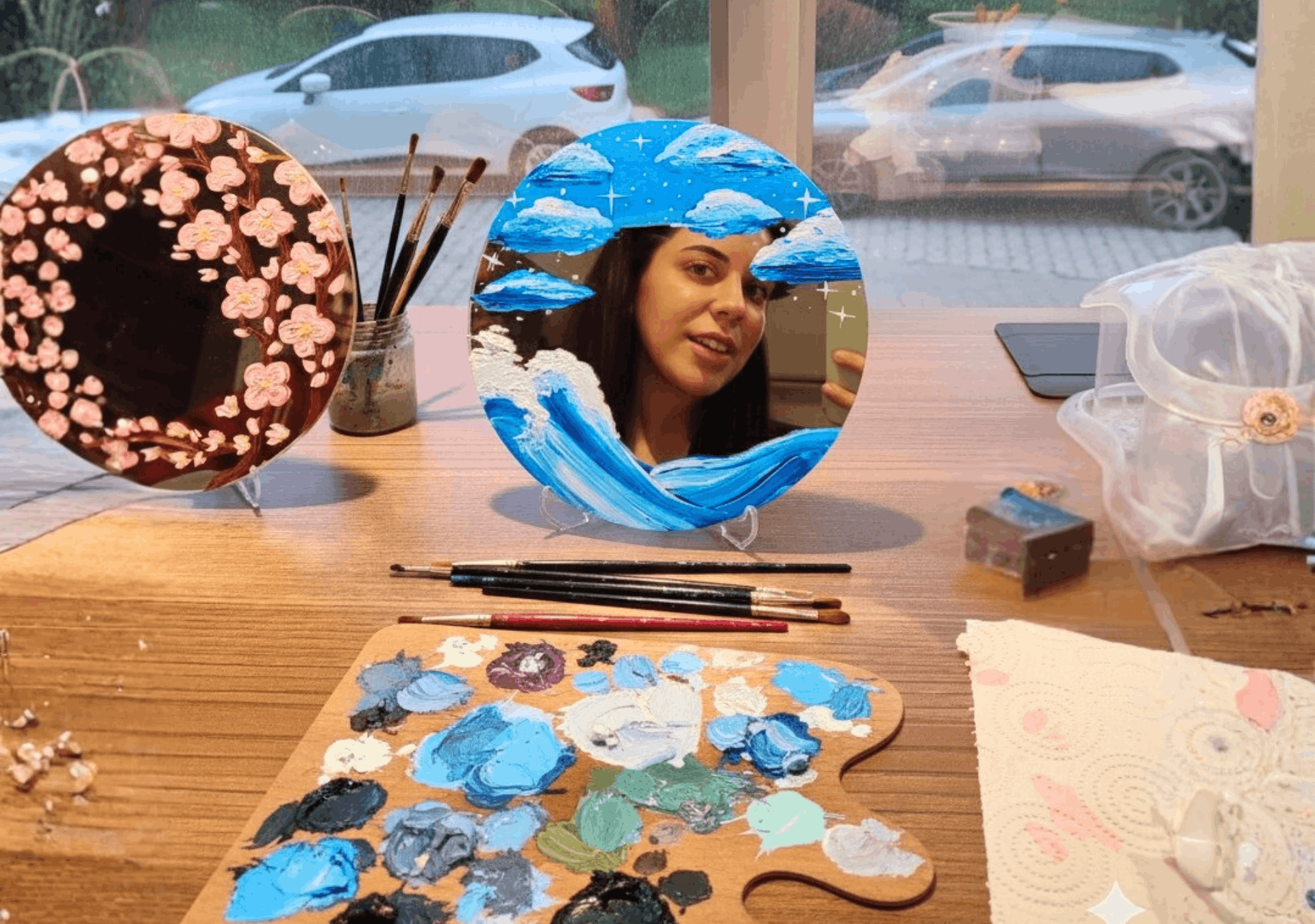 Istanbul: Mirror Painting Workshop - Reflection Meets Art