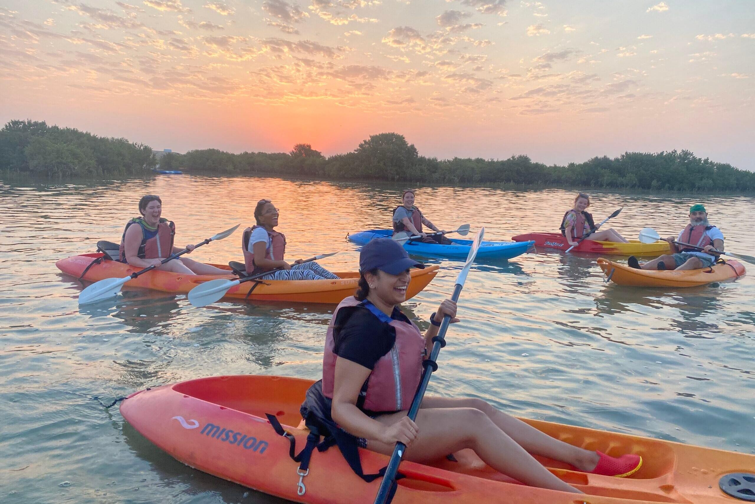 Doha: Private Kayaking Through Mangroves to Purple Island 3