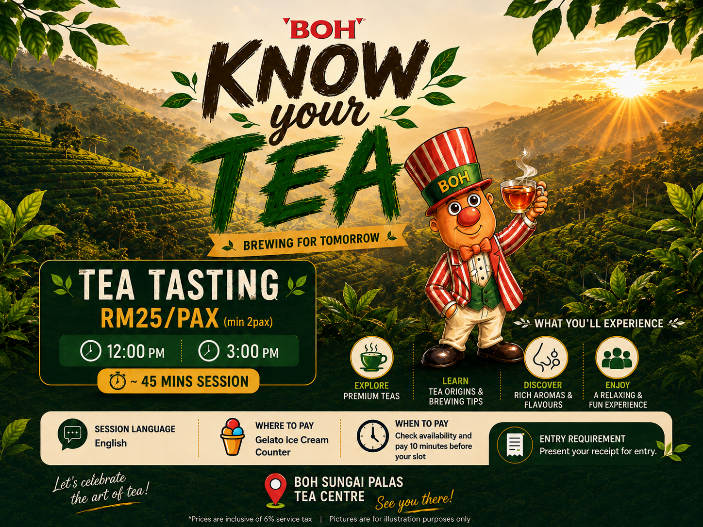 From Kuala Lumpur: Cameron Highlands Tour with Tea Tasting