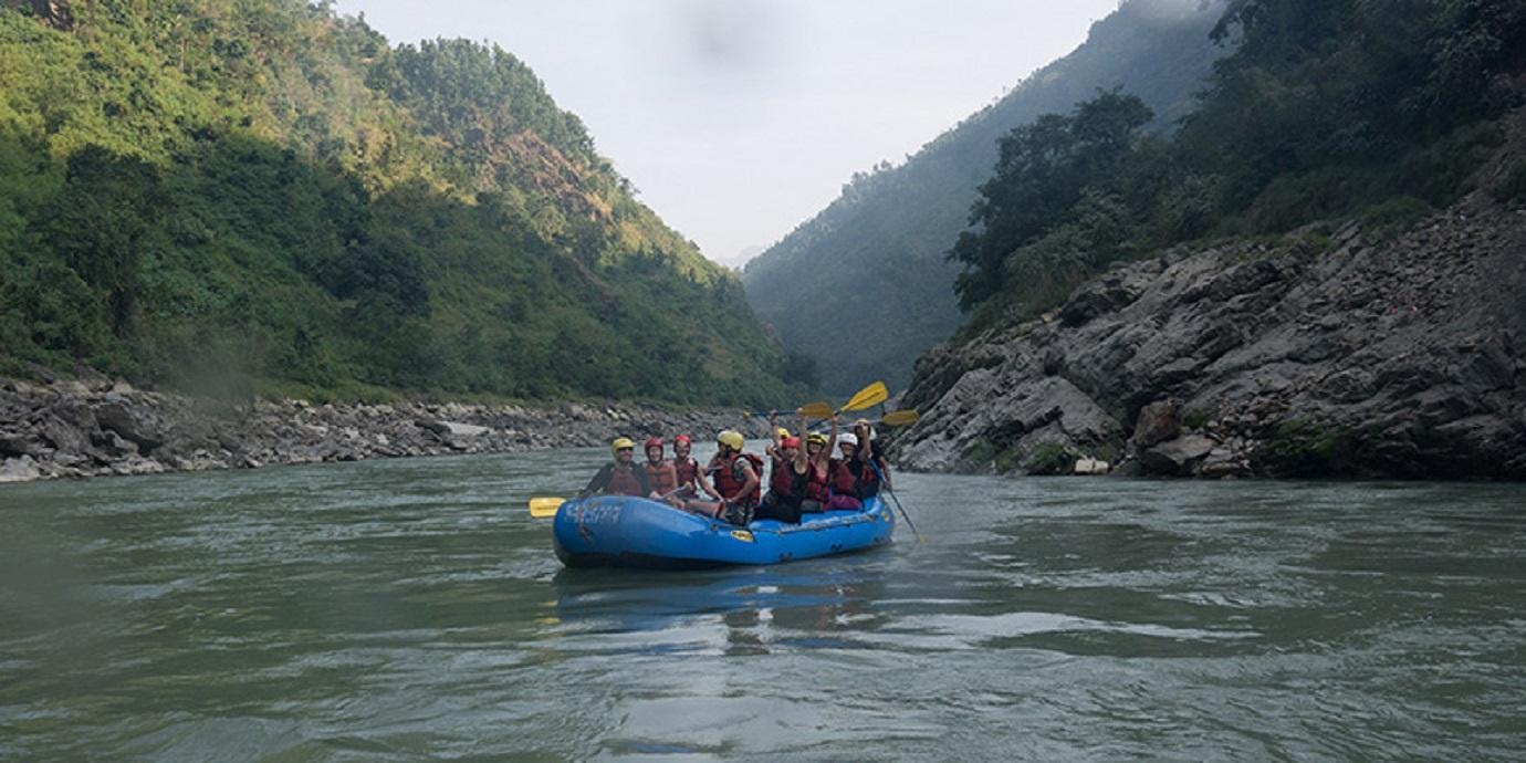 Pokhara: Paragliding and Rafting Adventure with Transfers