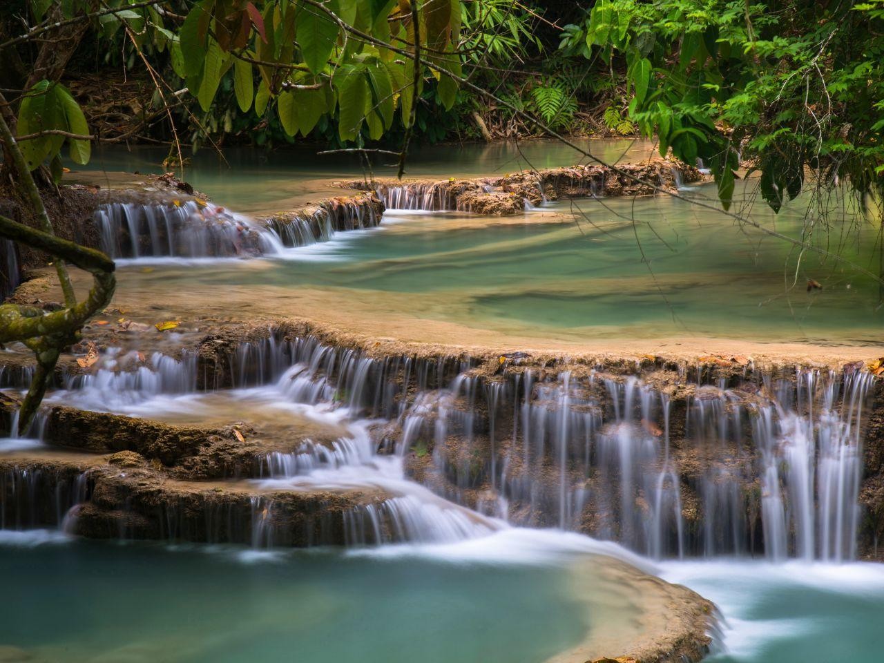 Luang Prabang: Alms Giving & Kuang Si Waterfall Private Tour 2