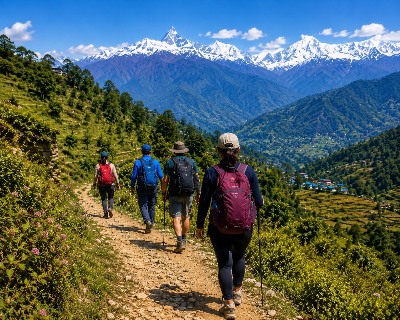 Kathmandu: 3 day Package- City Tour, Yoga, Massage with Hike 3