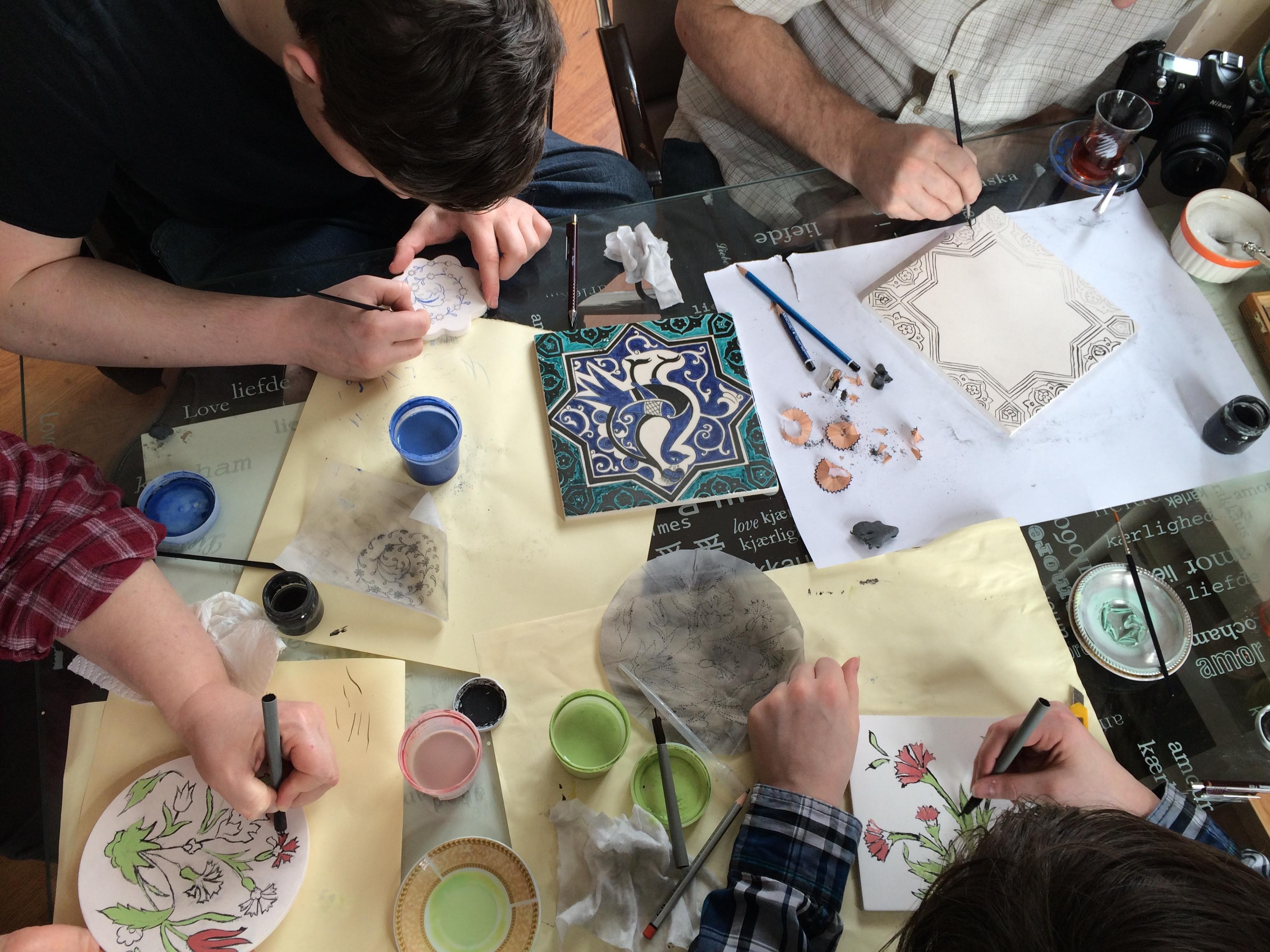 Istanbul: Ceramic & Tile Painting Workshop (KILN FIRED) 2