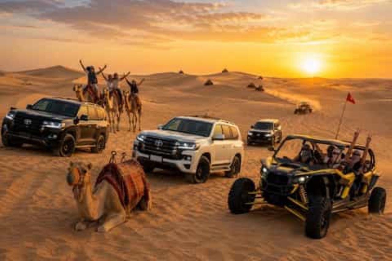 Doha: Private Family Desert Safari With Camel Ride
