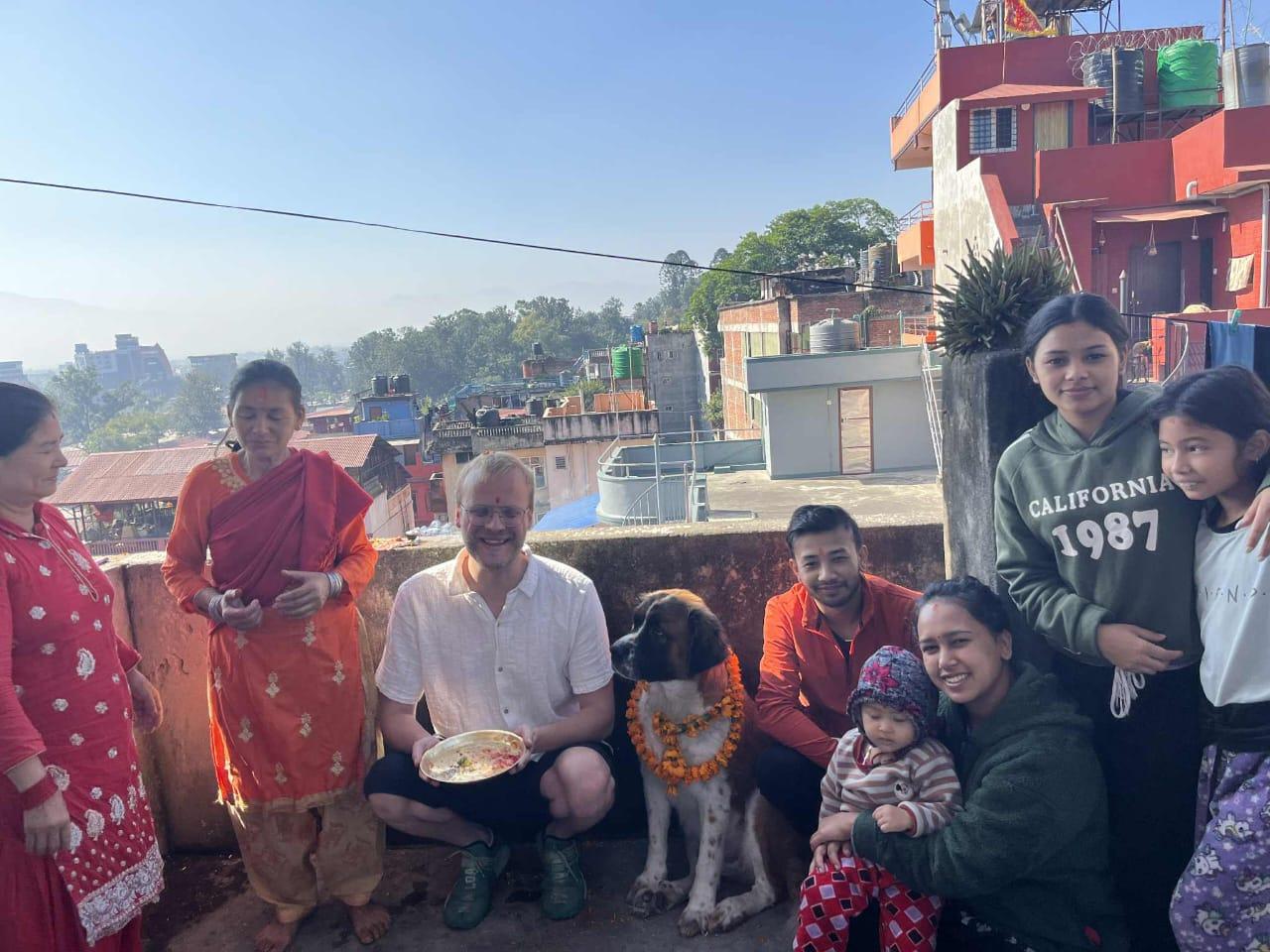 Kathmandu: Kukur Tihar Festival Tour with Local Family 3