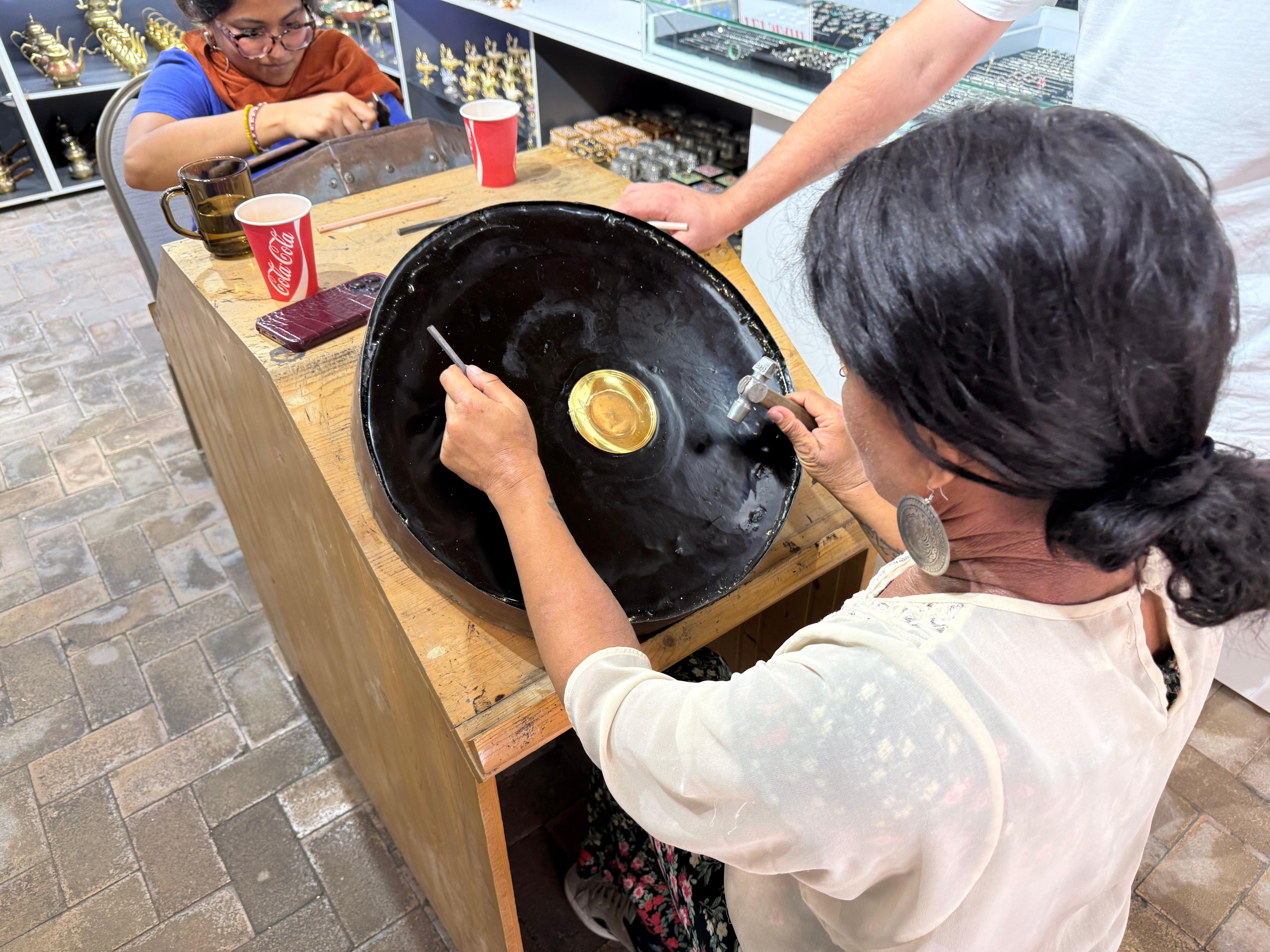 Samarkand: Hands-On Copper Plate Engraving Workshop 3