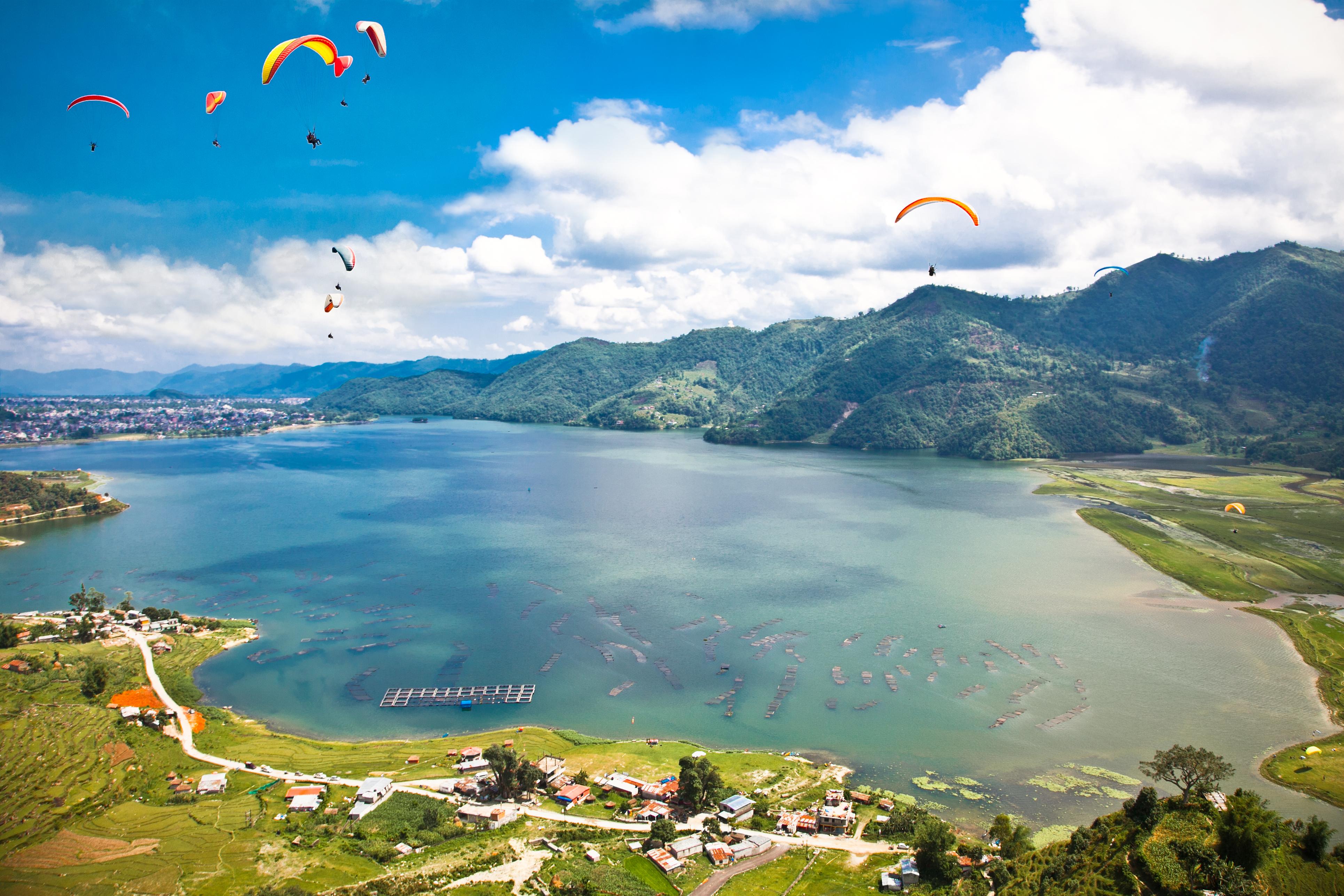 Pokhara Paragliding: Fly Over Phewa Lake & Himalayas views
