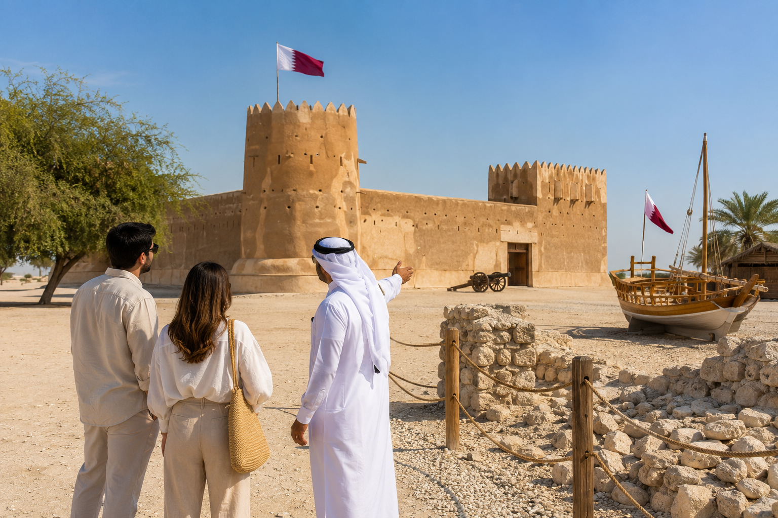 Guided North Qatar Discovery Tour: History, Heritage & Gems
