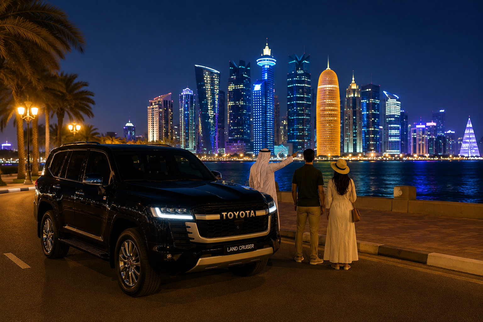 Doha: 5 Hours Guided Night City Tour to all Main Attractions