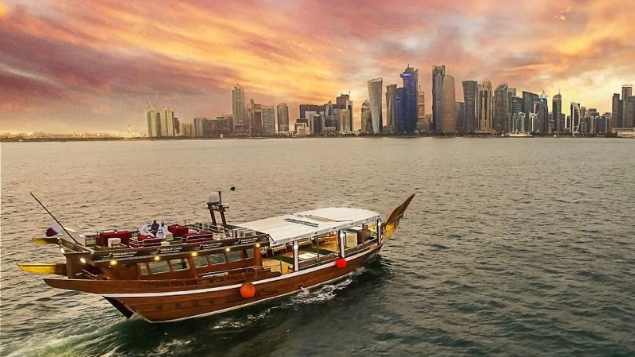 Doha: Sunset Dhow Boat Cruise with Skyline Views 2