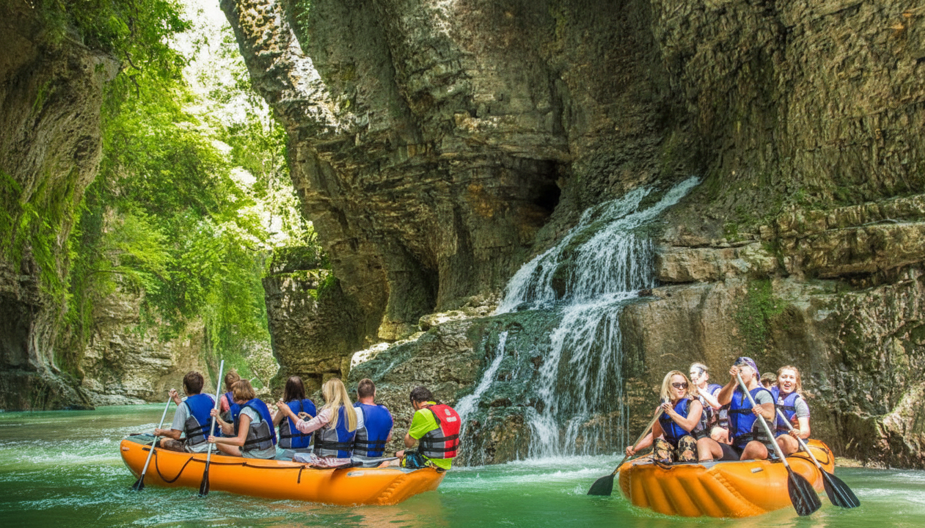 From Batumi : Martvili Canyon & Prometheus Cave Tour