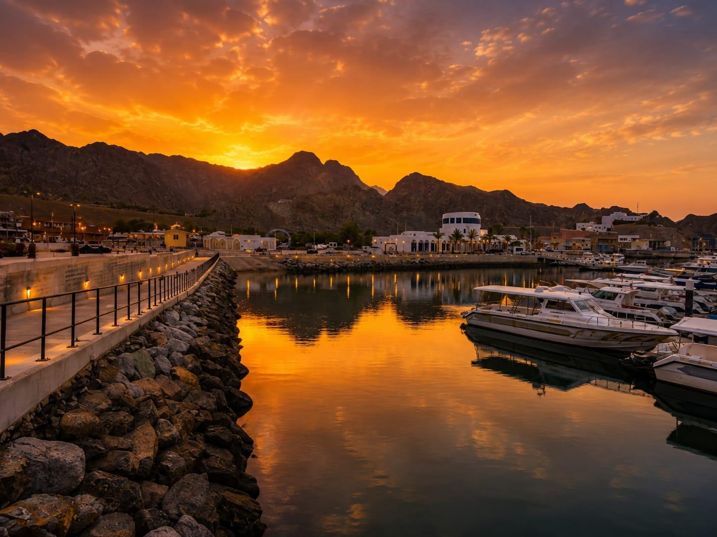 Muscat : Coastal & Sunset Boat Trip