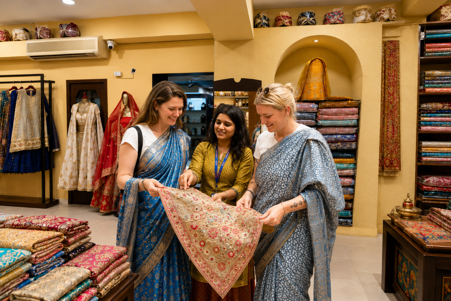 Delhi: Authentic Shopping Tour For Gems, Jewellery & Fabric