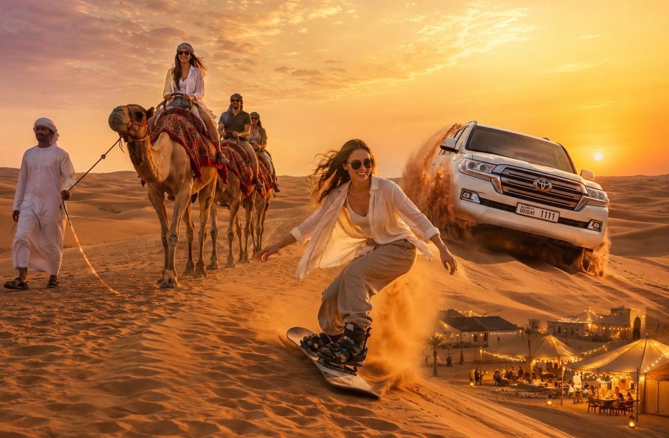 Doha: Relax Desert Safari, Camel Ride, Inland Sea, Swimming 3