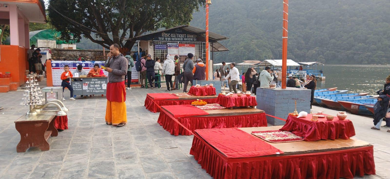 Pokhara: Aarati Ceremony at Tal Barahi Temple with Guide 3