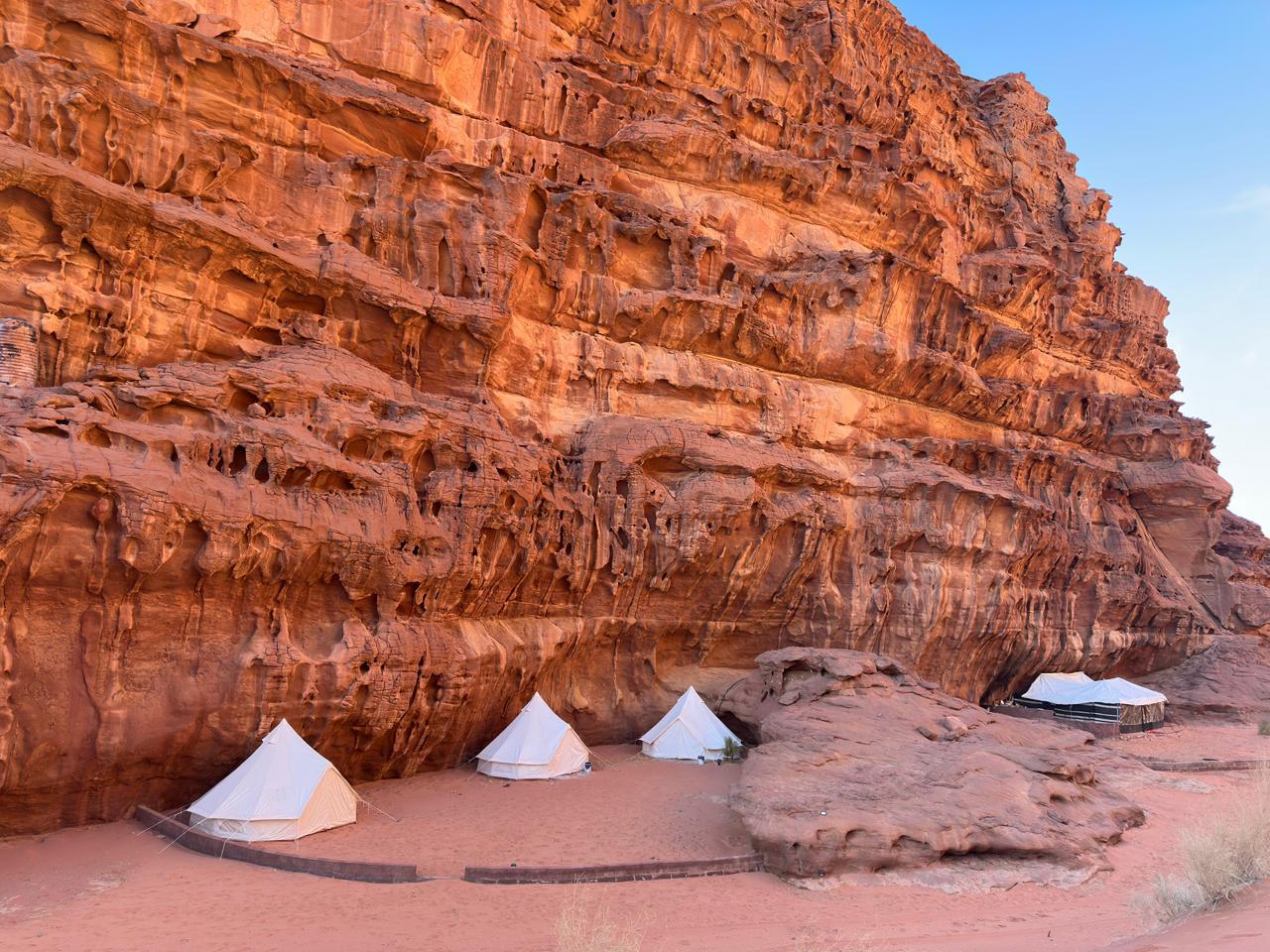 Wadi Rum: Beyond Tourist Route Full Day & Micro-Camp Stay