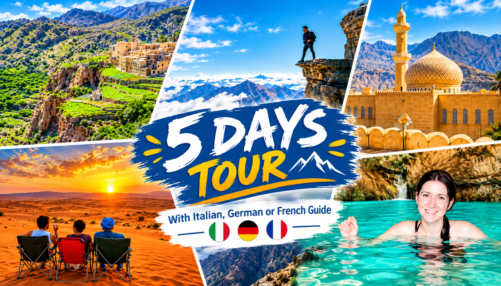 Muscat: 5-Day Oman Tour with Italian, German or French Guide