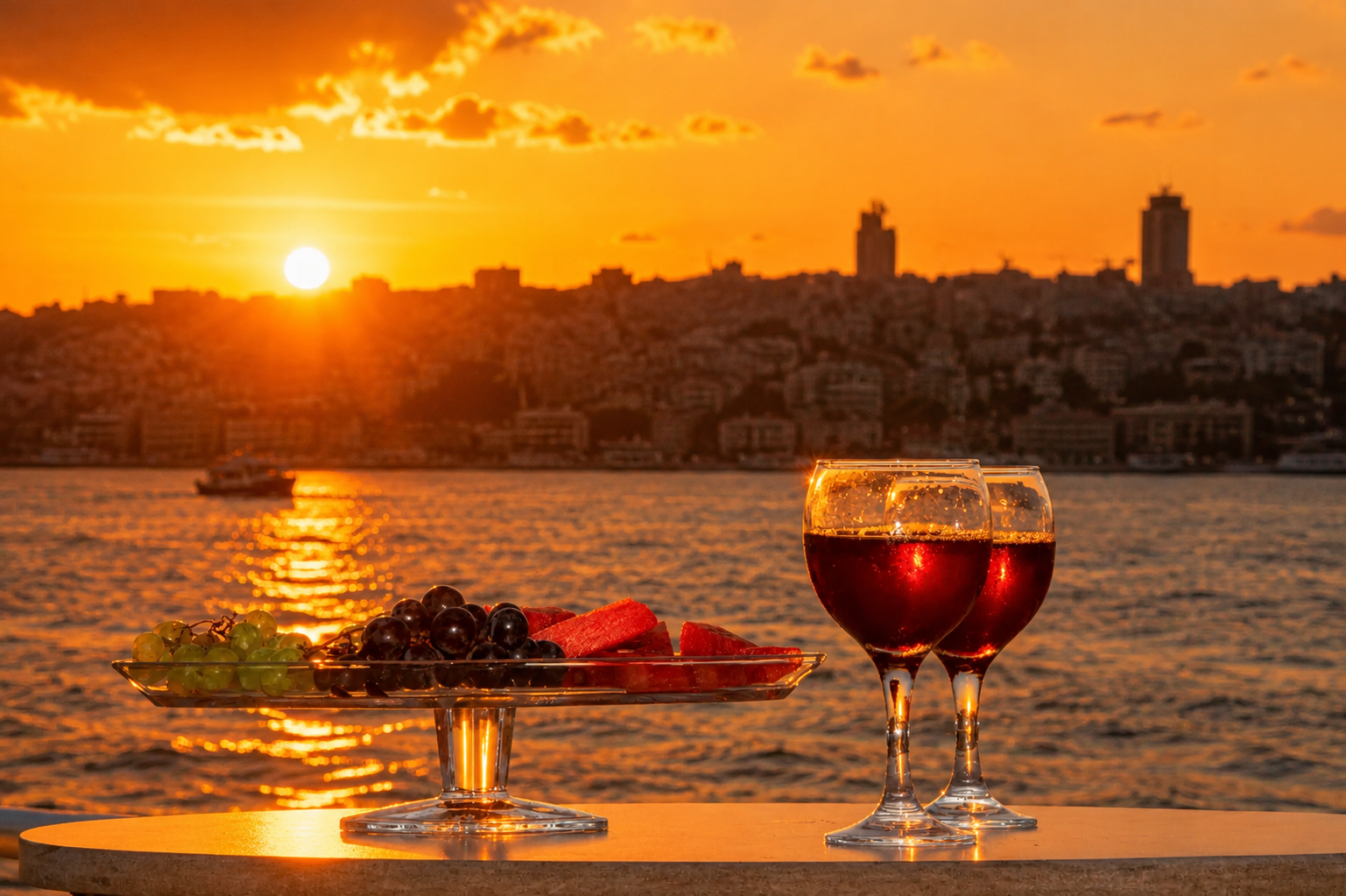 Istanbul: Day or Sunset Boat Trip w/ Soft drinks and snacks