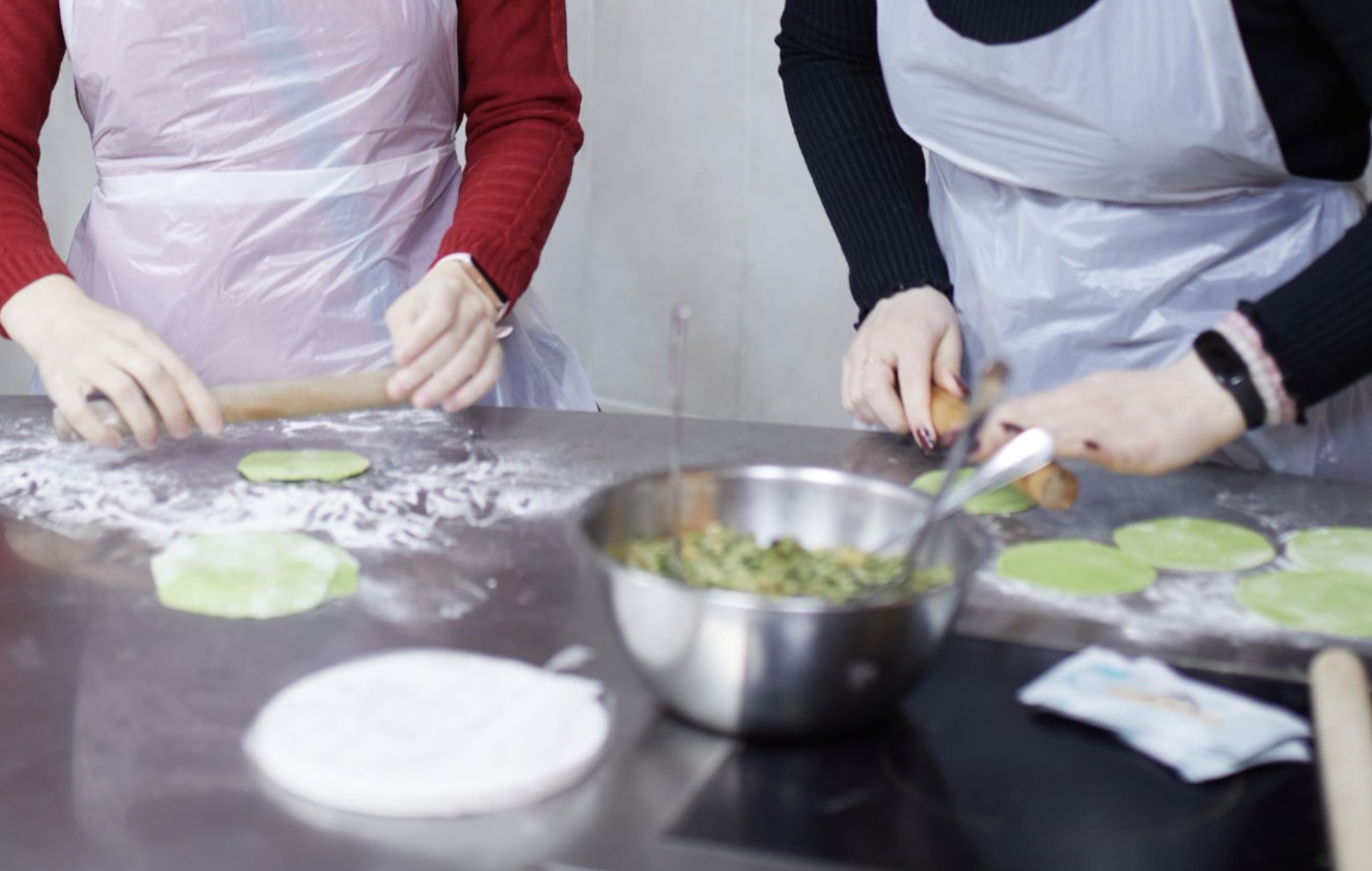 1h Hands-on Veggie Dumpling Workshop in Shanghai 3