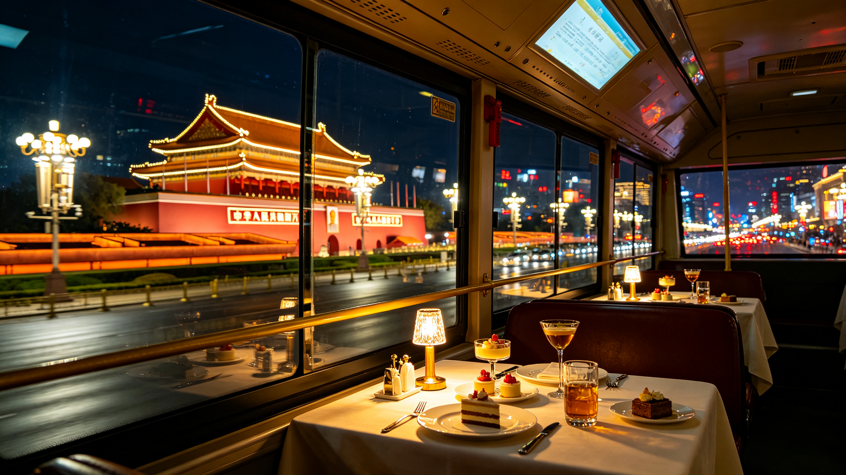 Tian'anmen Square Bus Tour (Cocktail Option)