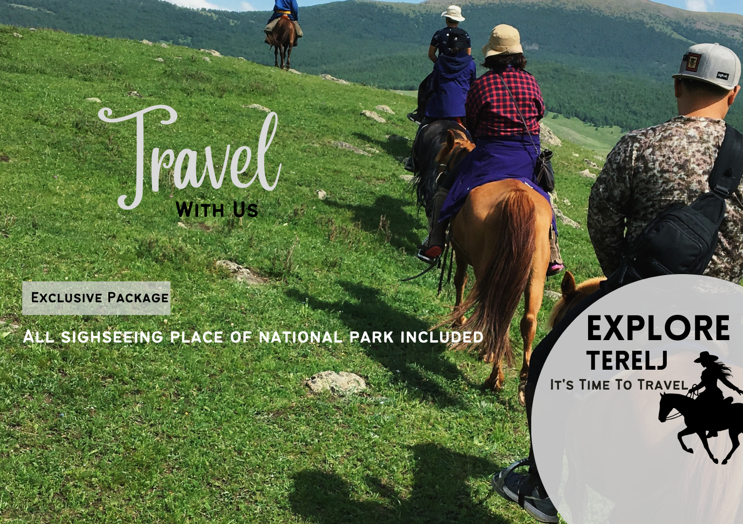 Horse riding experience in Terelj National park 1 day