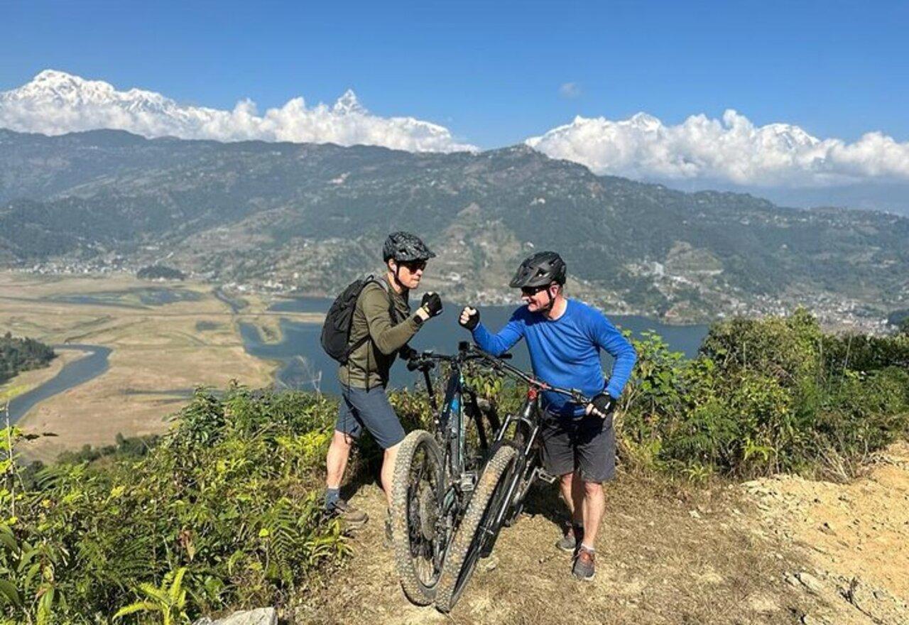 Pokhara: Peace Pagoda to Pokhara Downhill Mountain Bike Ride