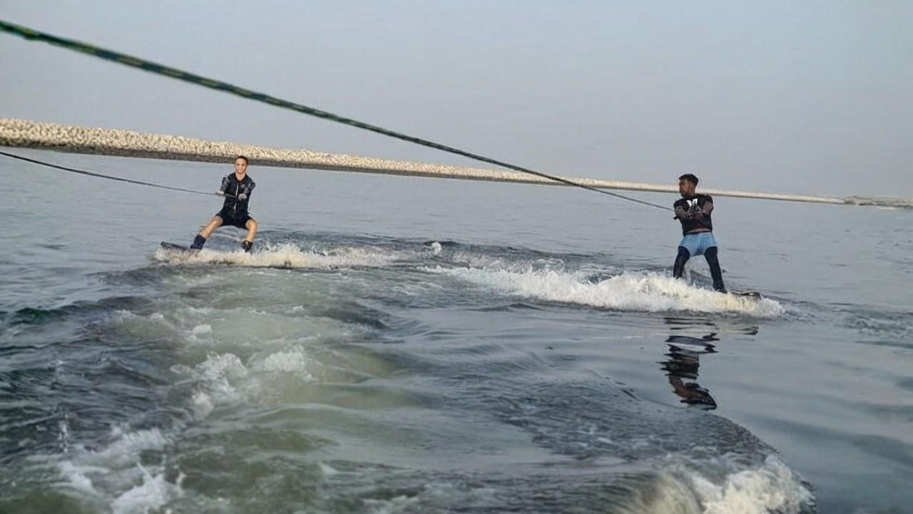 Muscat: Wakeboarding Session at Al Mouj Marina 2