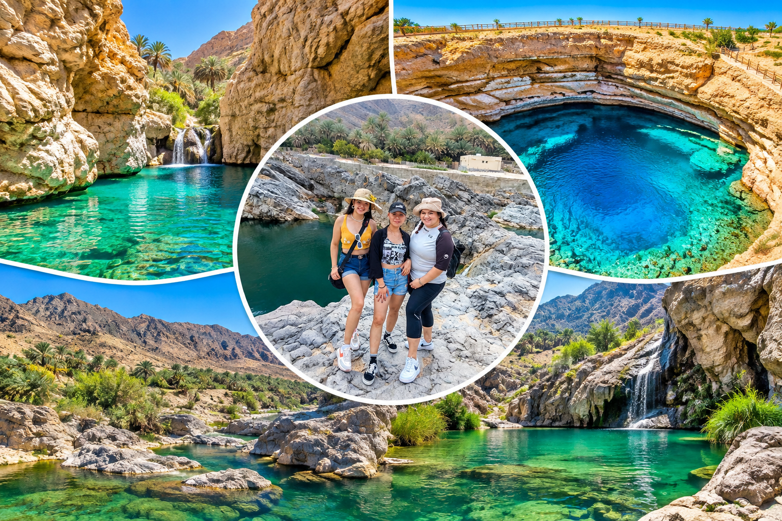 Muscat: Overnight Shared Tour to Wadi Al Arbeeine & Wadi Shab