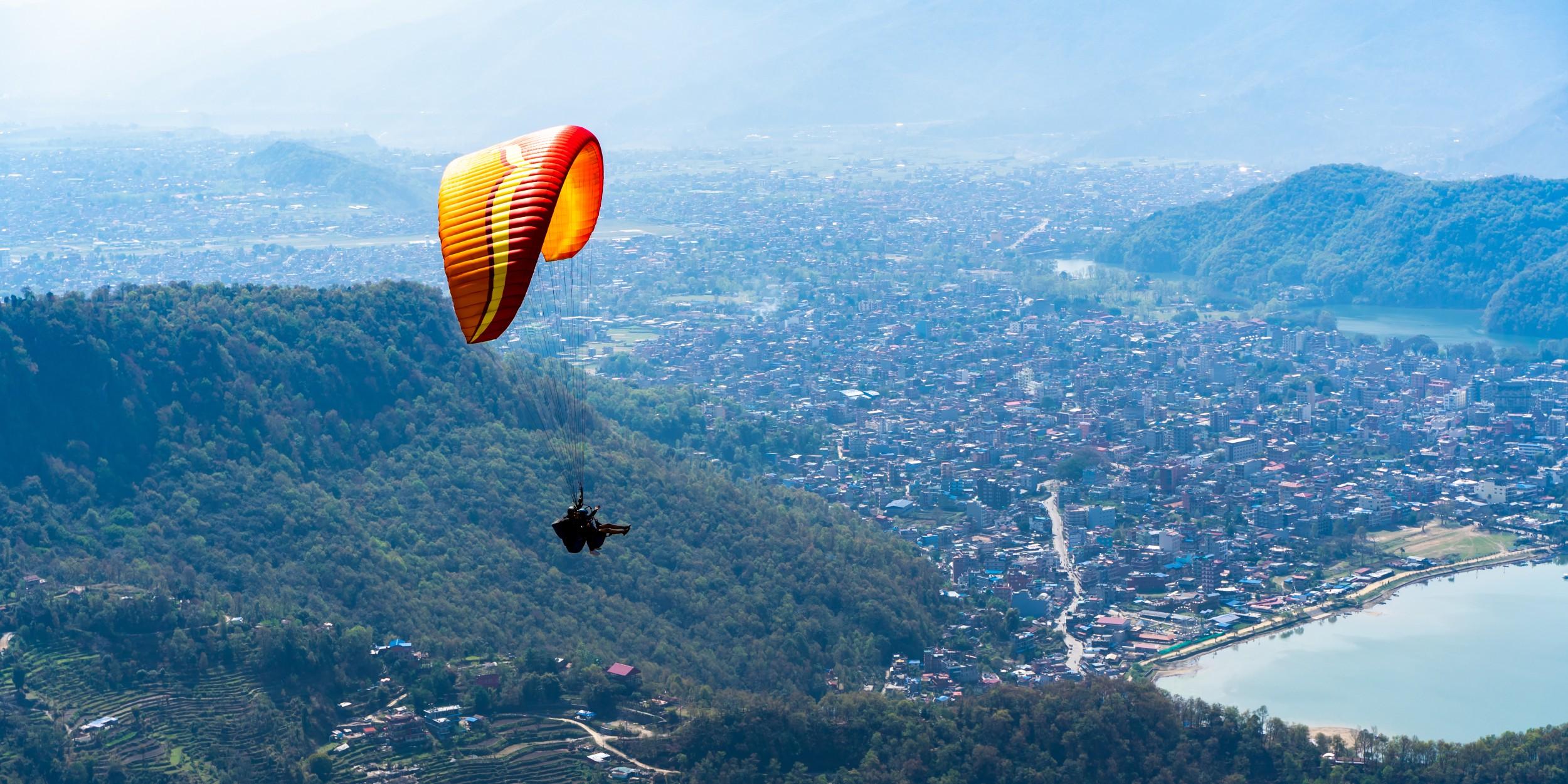 Pokhara Paragliding: Fly Over Phewa Lake & Himalayas views 2