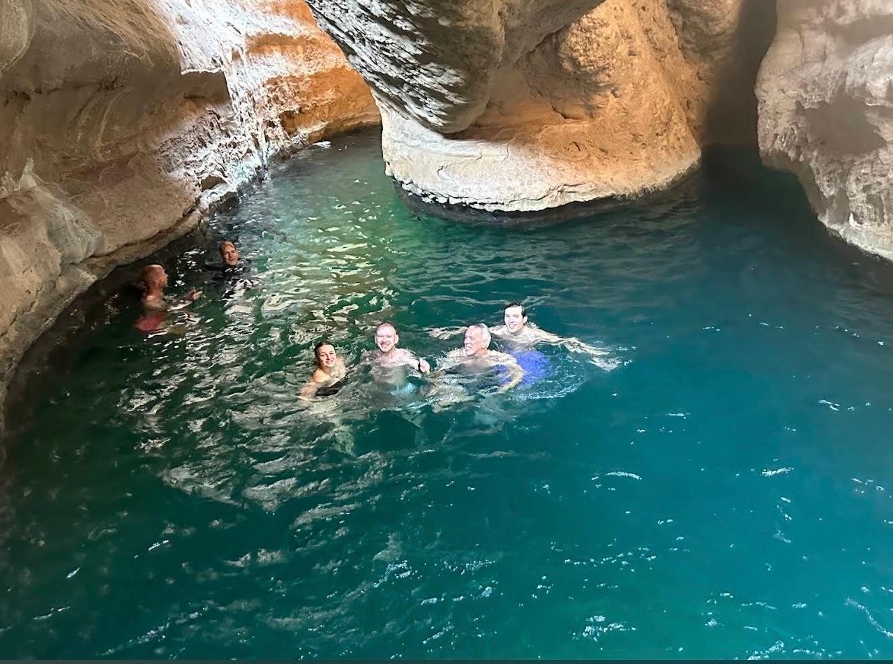 From Muscat: Private Wadi Shab & Bimmah Sinkhole Tour 2