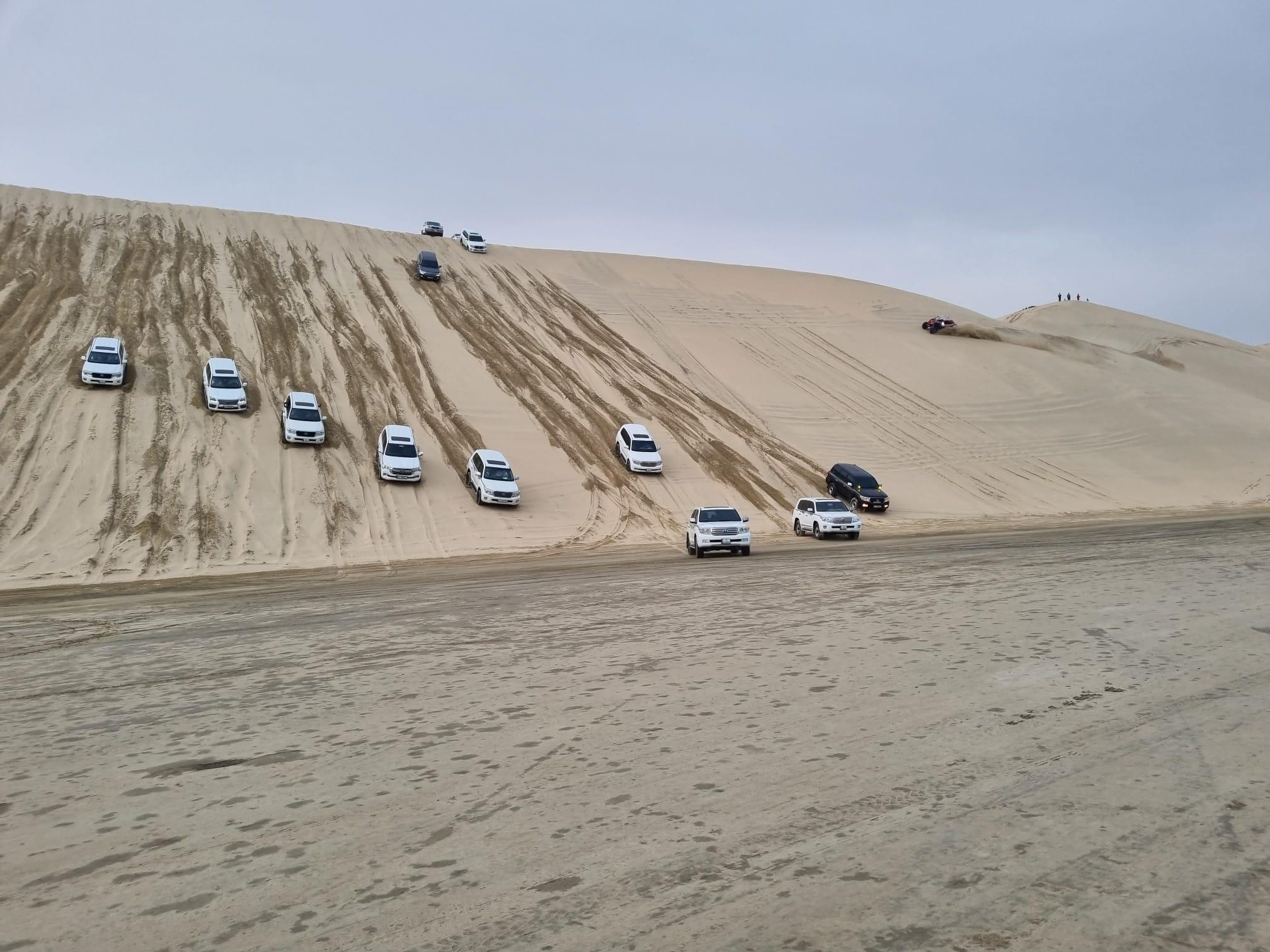 Doha: Sunset desert tour with Camel Ride, Inland Sea & Tea 3