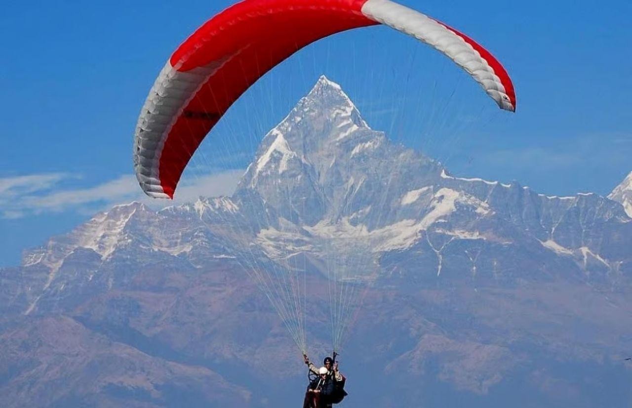 Pokhara: Tandem Paragliding with Annapurna & Phewa Lake