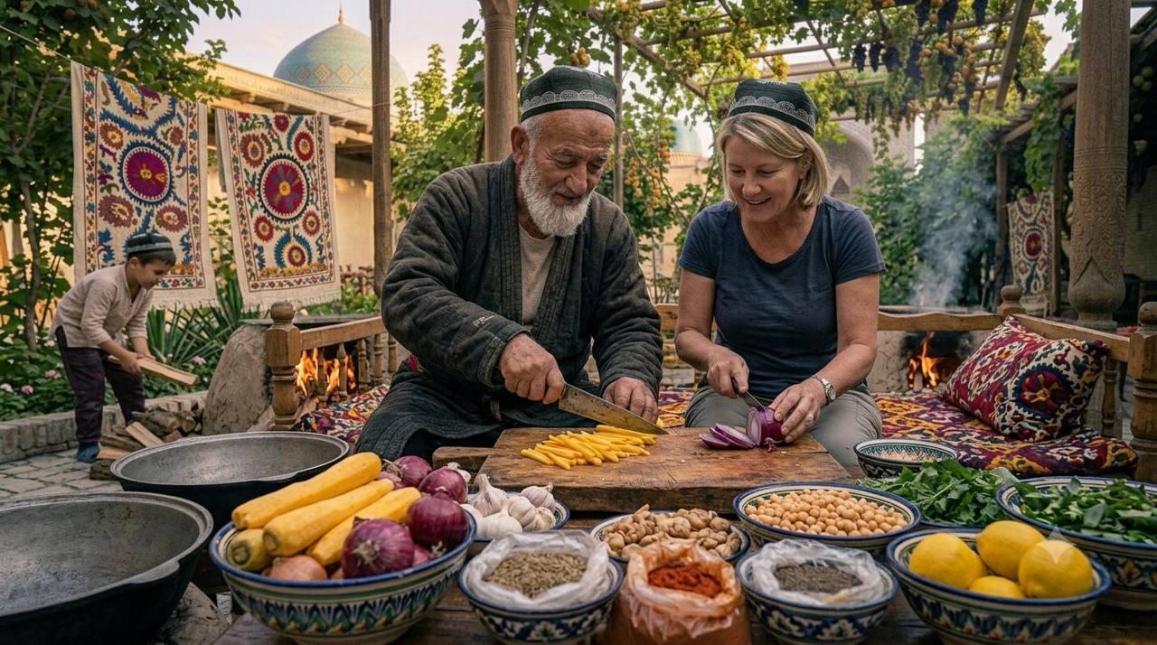 "Secrets of Samarkand: Traditional Layered Plov Masterclass