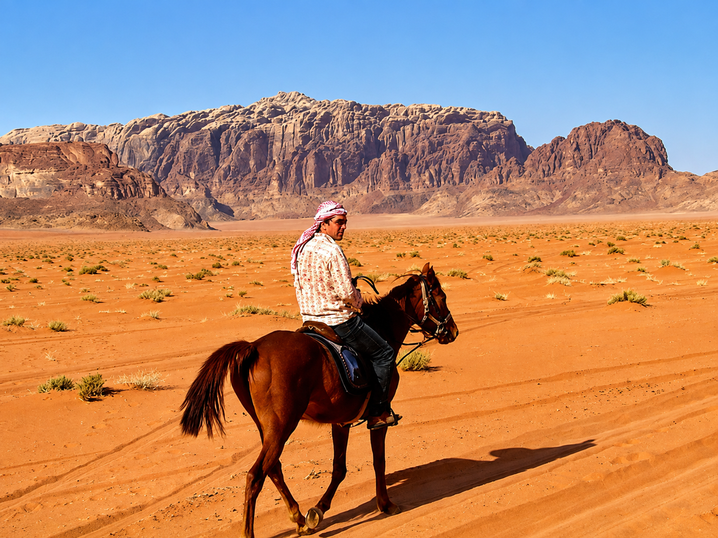 Horseback Riding, Bedouin Dinner & Party I Wadi Rum 4 Hours 2