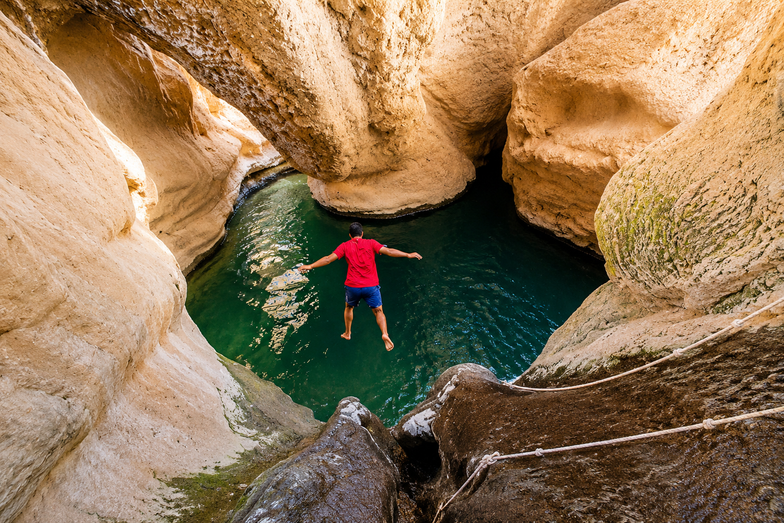 Muscat: Wadi Al Shab Hiking & Swimming Tour 2