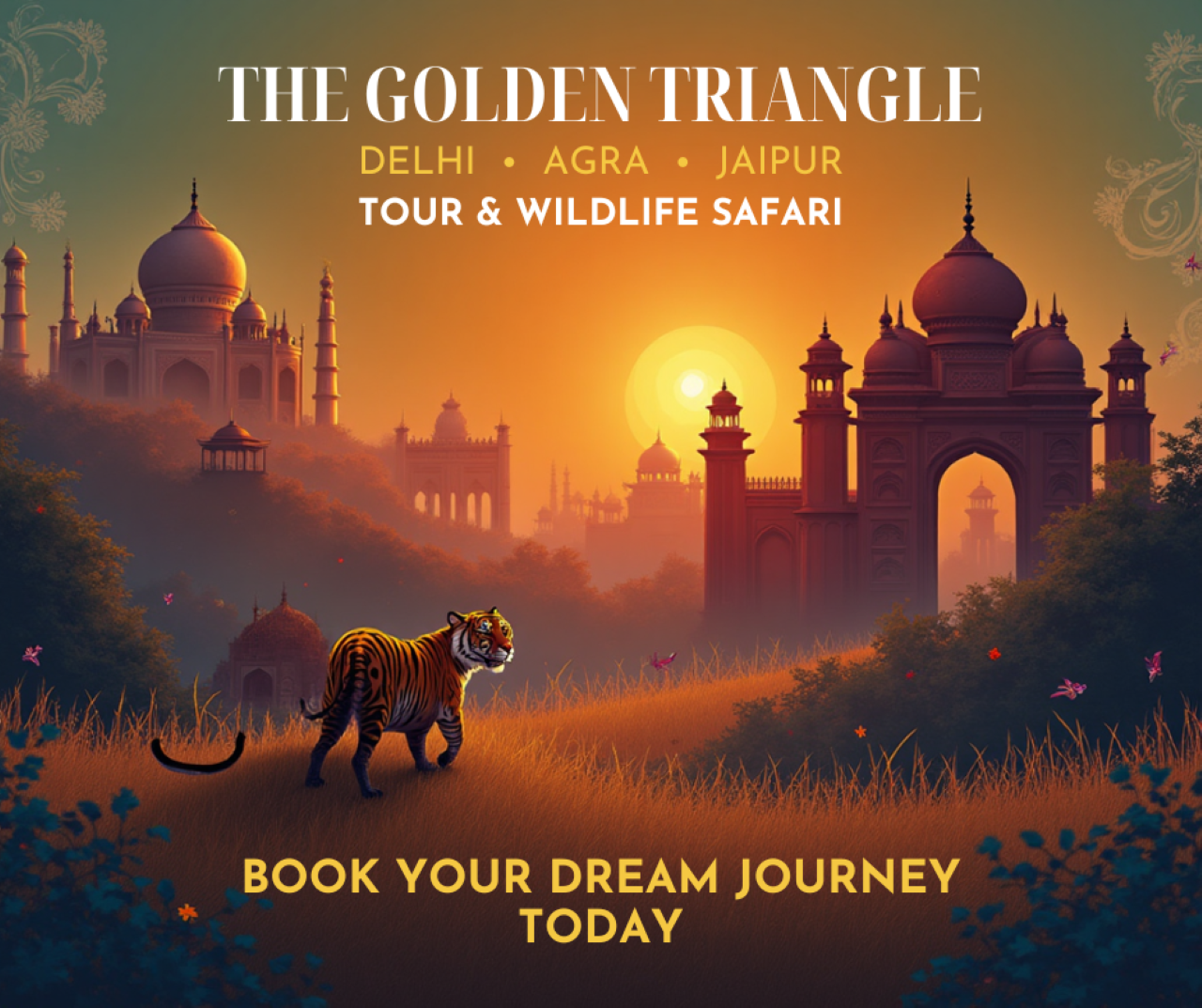 Delhi-Agra-Jaipur Golden Triangle Multiday Trip with Safari 2